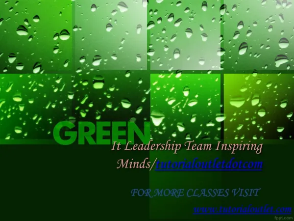 It Leadership Team Inspiring Minds/tutorialoutletdotcom