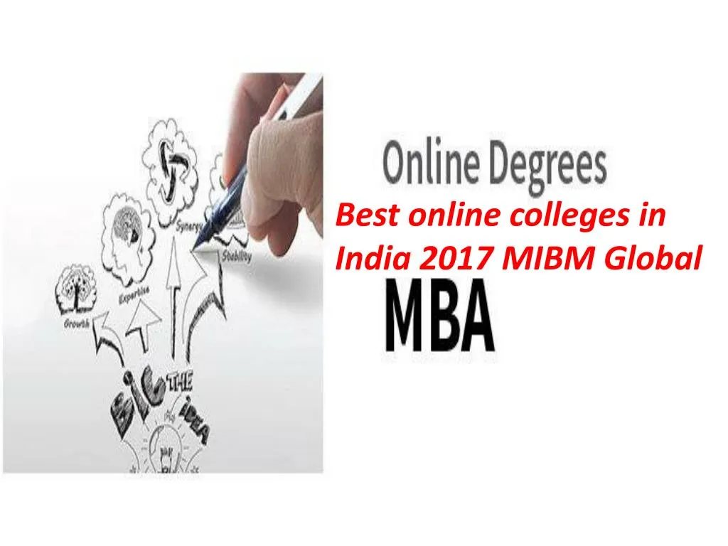 best online colleges in india 2017 mibm global