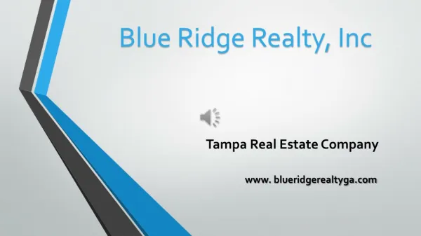 Blue Ridge Realty, Real Estate Company in North Georgia