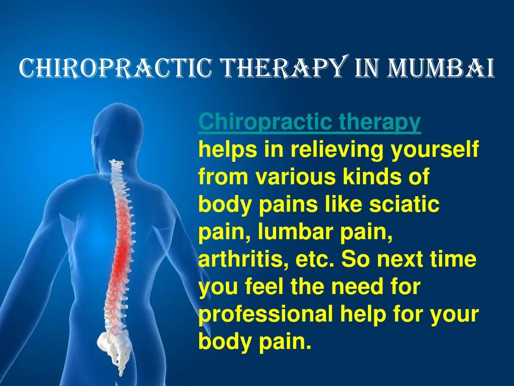 chiropractic therapy in mumbai