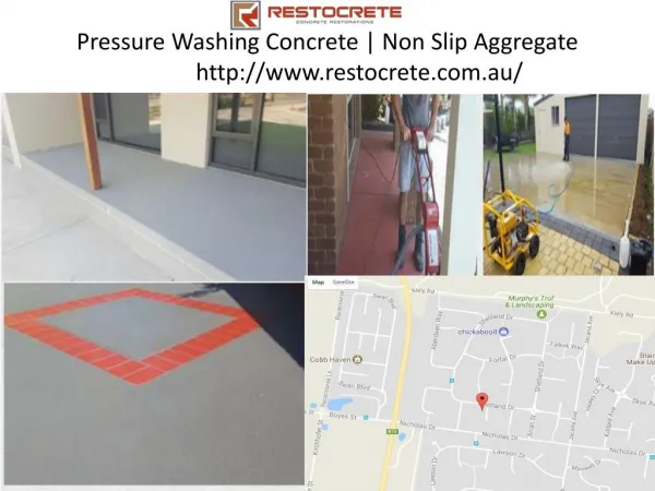 Concrete Coring Company | Pressure Washing Concrete