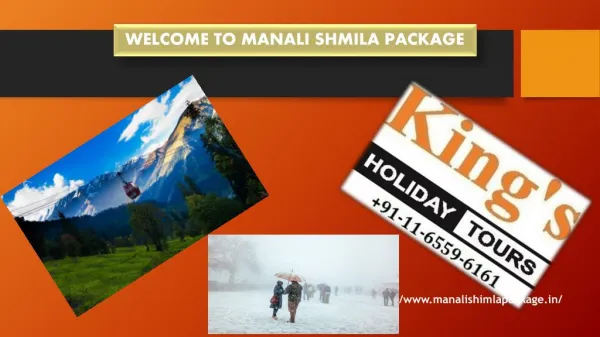 Manali Shimla Package