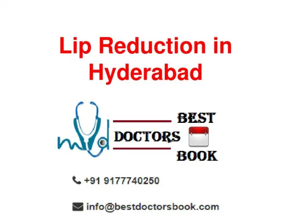 Lip Reduction in Hyderabad | Lip Reduction Surgery Cost Hyderabad