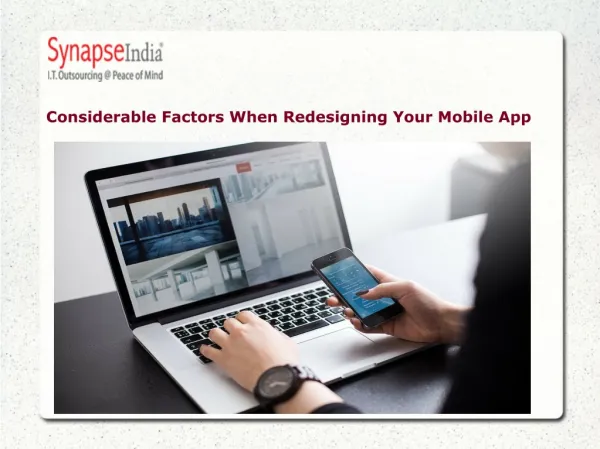 Considerable Factors When Redesigning Your Mobile App