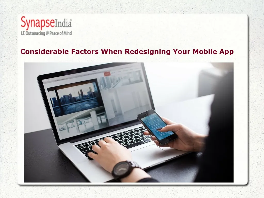 considerable factors when redesigning your mobile