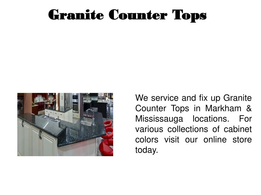 granite counter tops