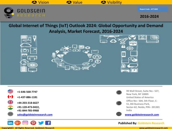 IoT Market - Size Forecast and Growth Analysis Report 2024