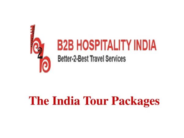 Indian Travel Agency - B2B Hospitality
