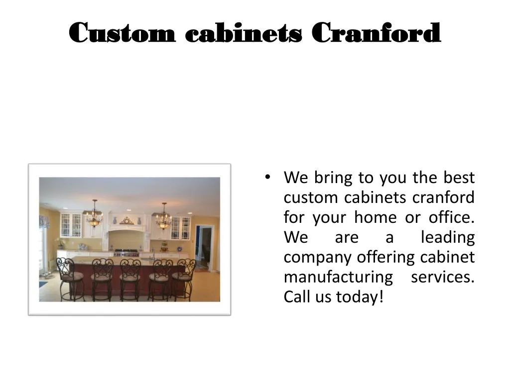 custom cabinets cranford