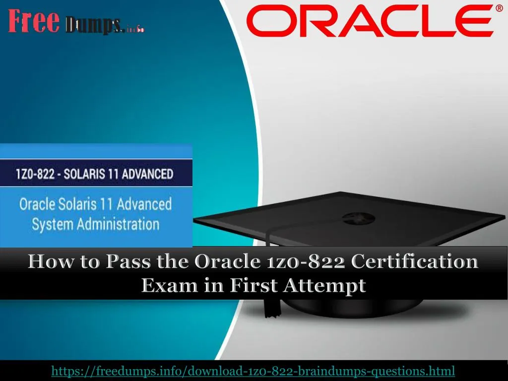 how to pass the oracle 1z0 822 certification exam