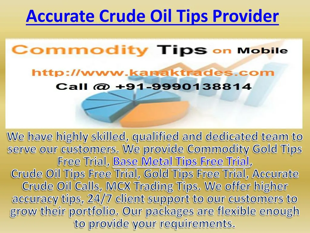 accurate crude oil tips provider