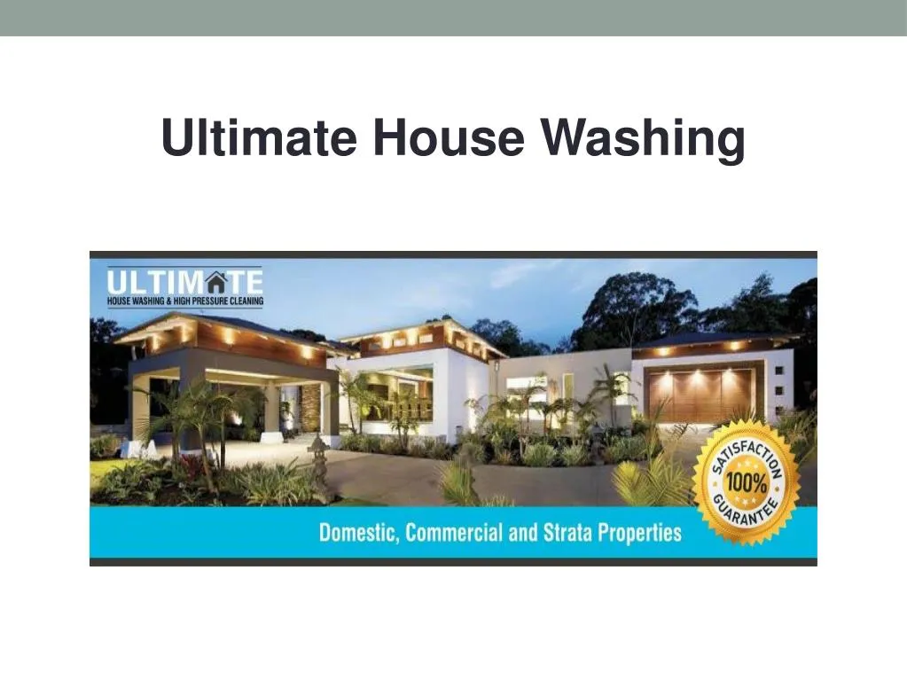 ultimate house washing