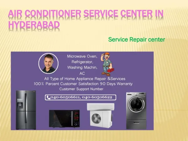 Air Conditioner Service Center in Hyderabad
