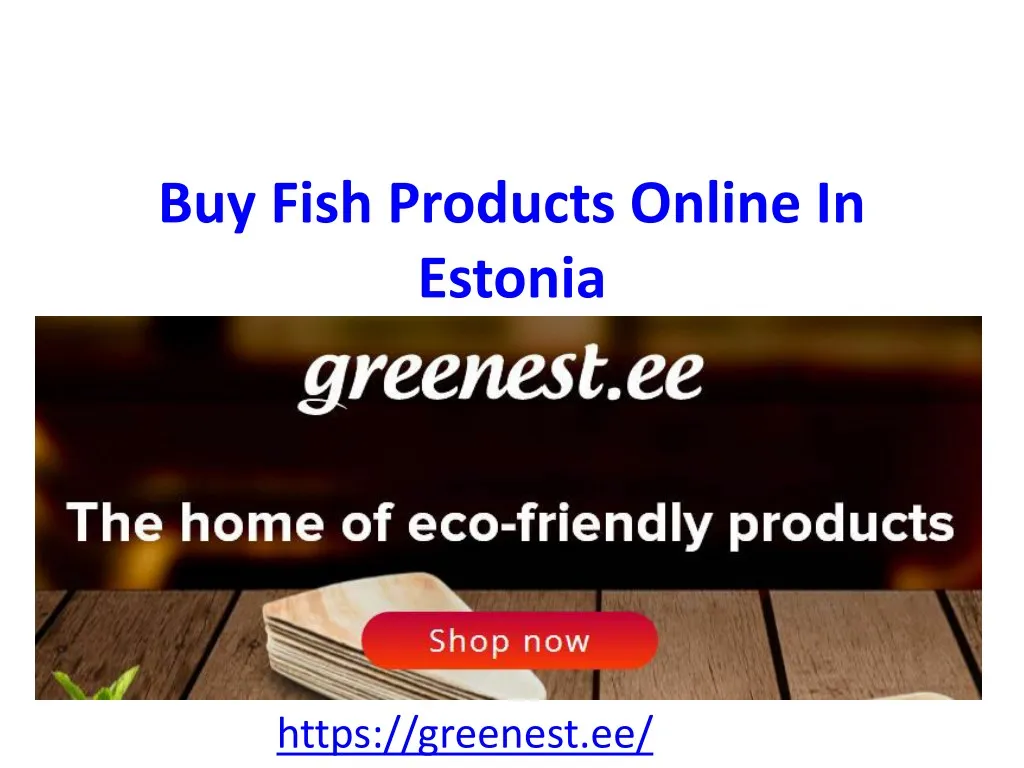 buy fish products online in estonia