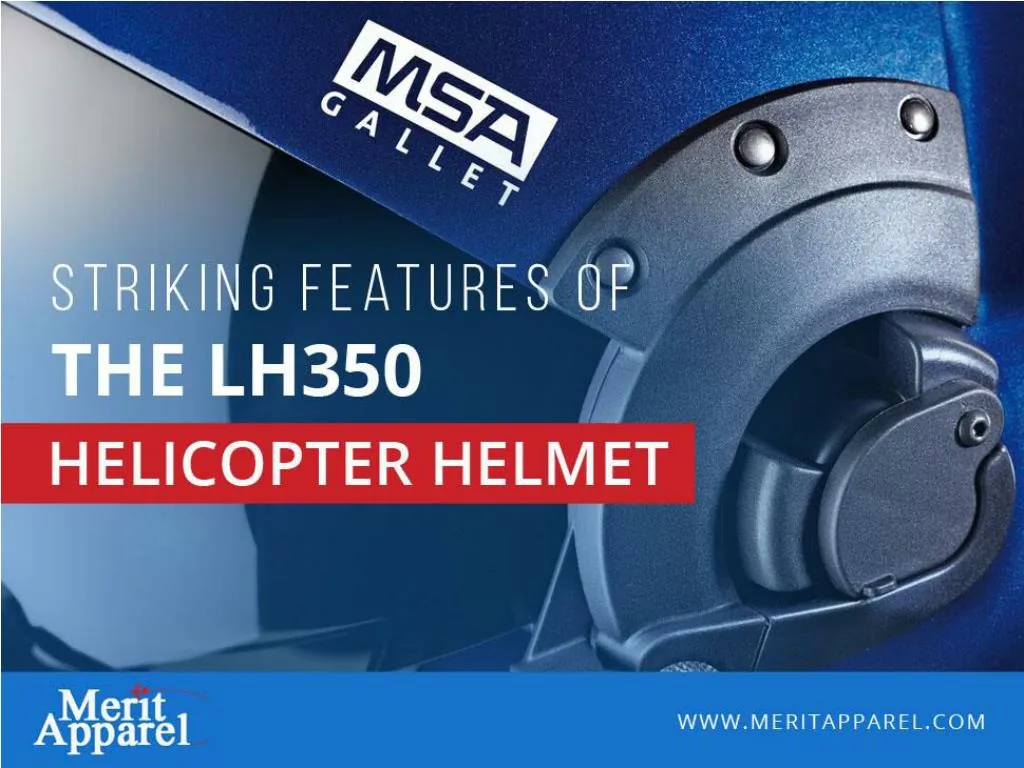 striking features of the lh350 helicopter helmet