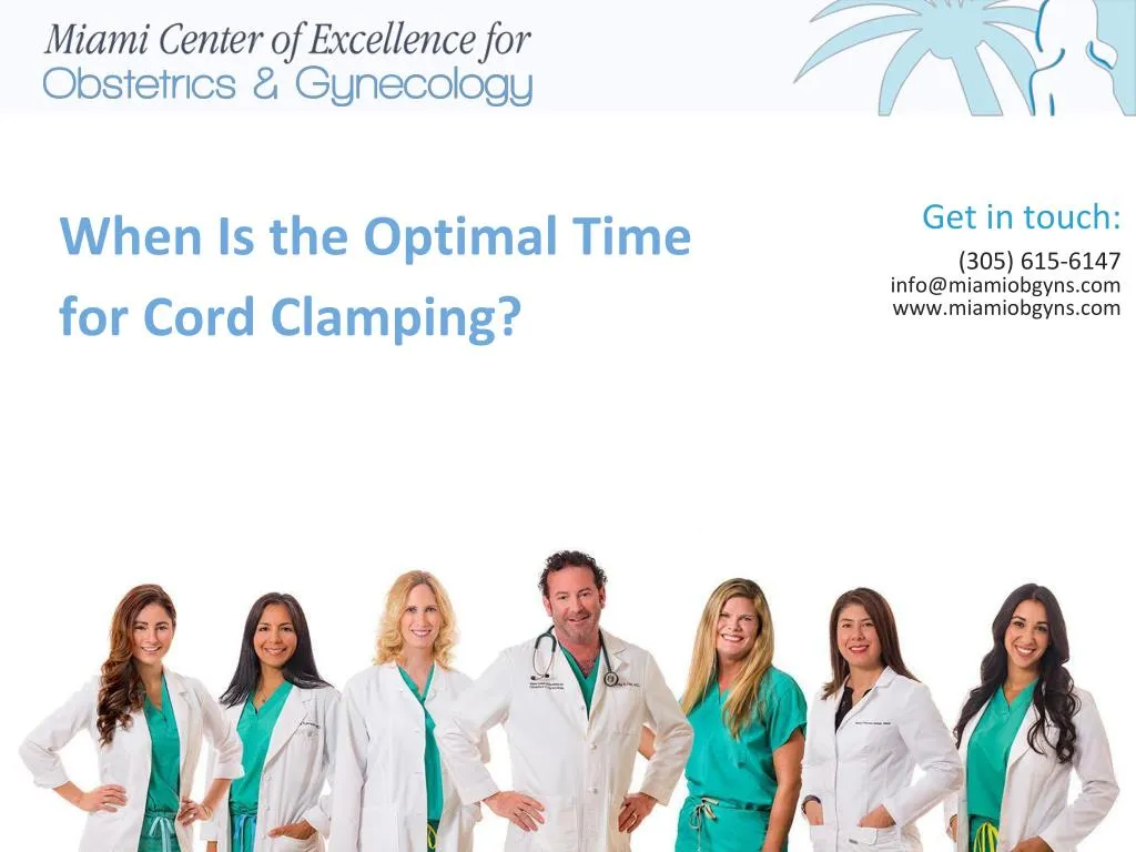 when is the optimal time for cord clamping