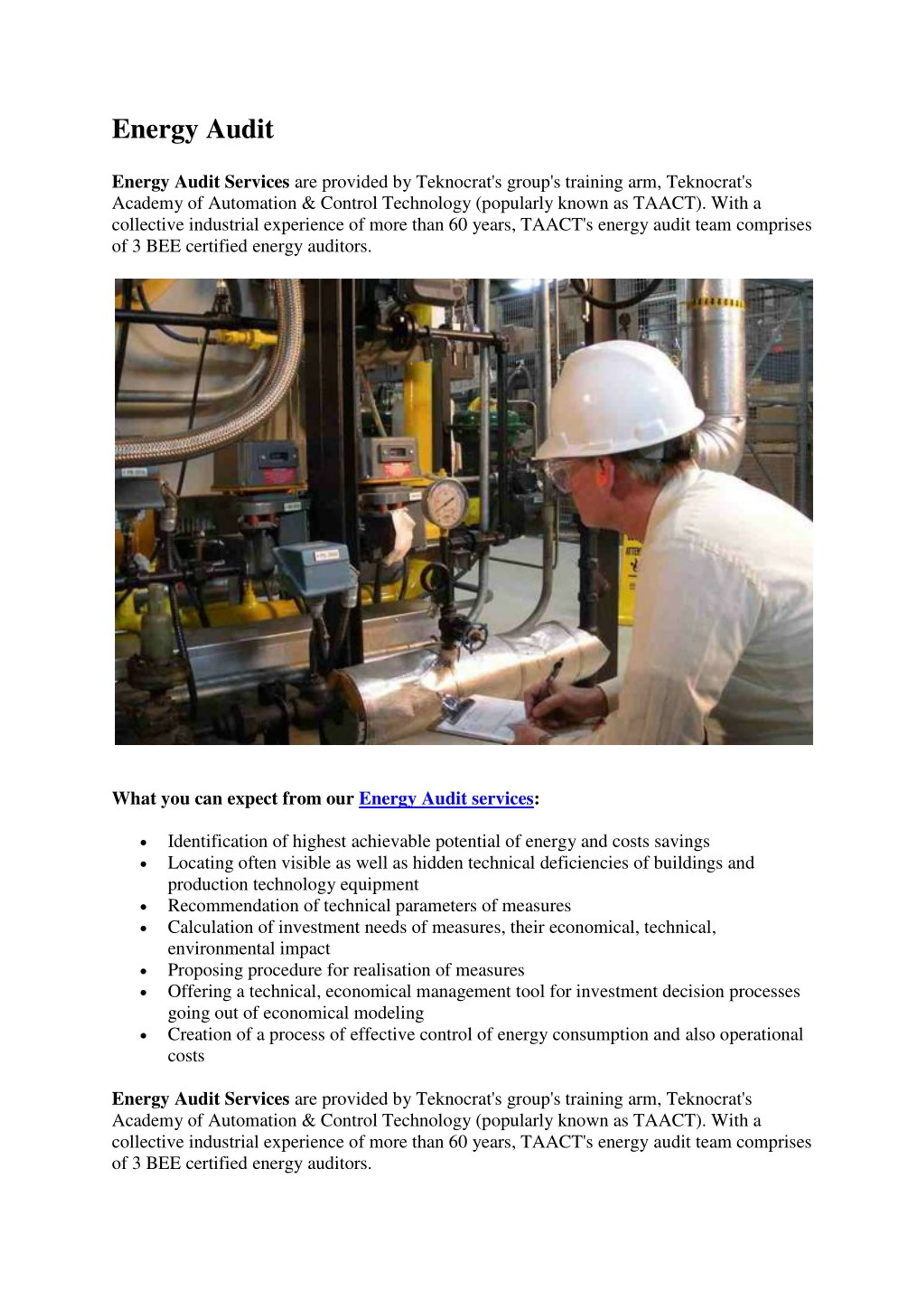 PPT - Energy Audit PowerPoint Presentation, free download - ID:7678094