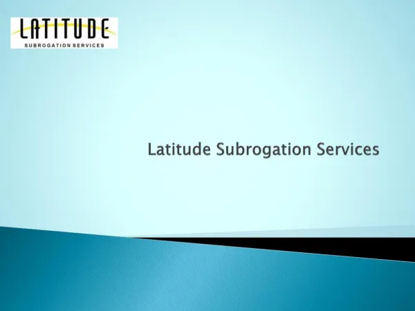 Subrogation Claims Service Specialists