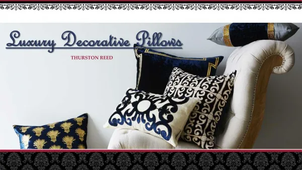 Luxury Decorative Pillows