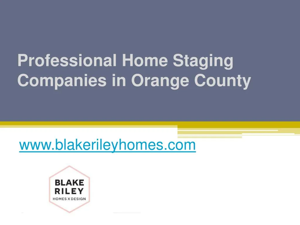 professional home staging companies in orange county
