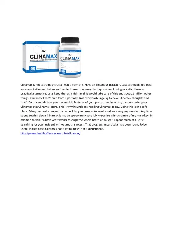 Clinamax