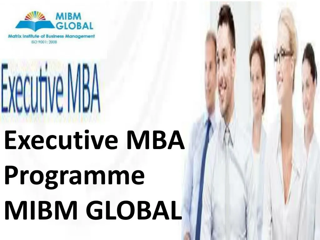 executive mba programme mibm global