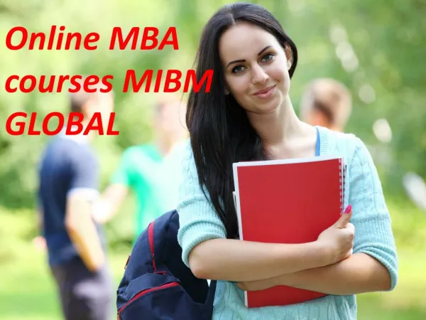 online mba courses mibm global