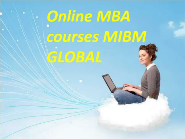 online mba courses mibm global