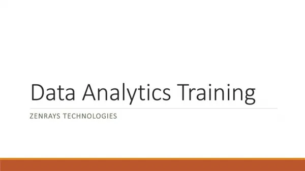 Data Analytics Training Bangalore