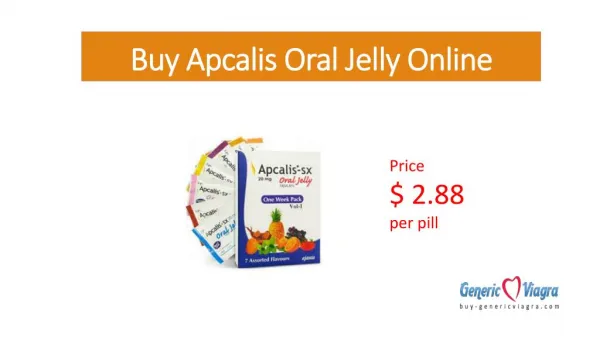 Buy Apcalils oral jelly at Buy-GenericViagra.com