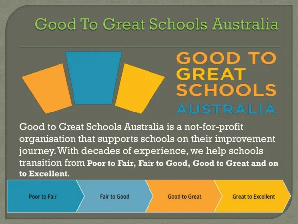 Good To Great Schools Australia