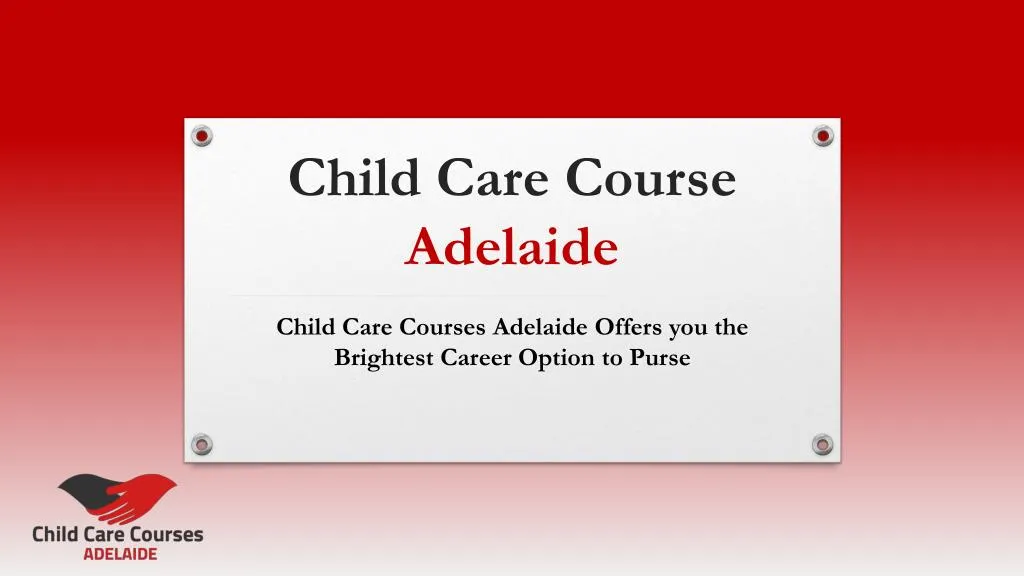 child care course adelaide