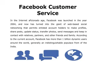 Facebook Customer Service - slide 1
