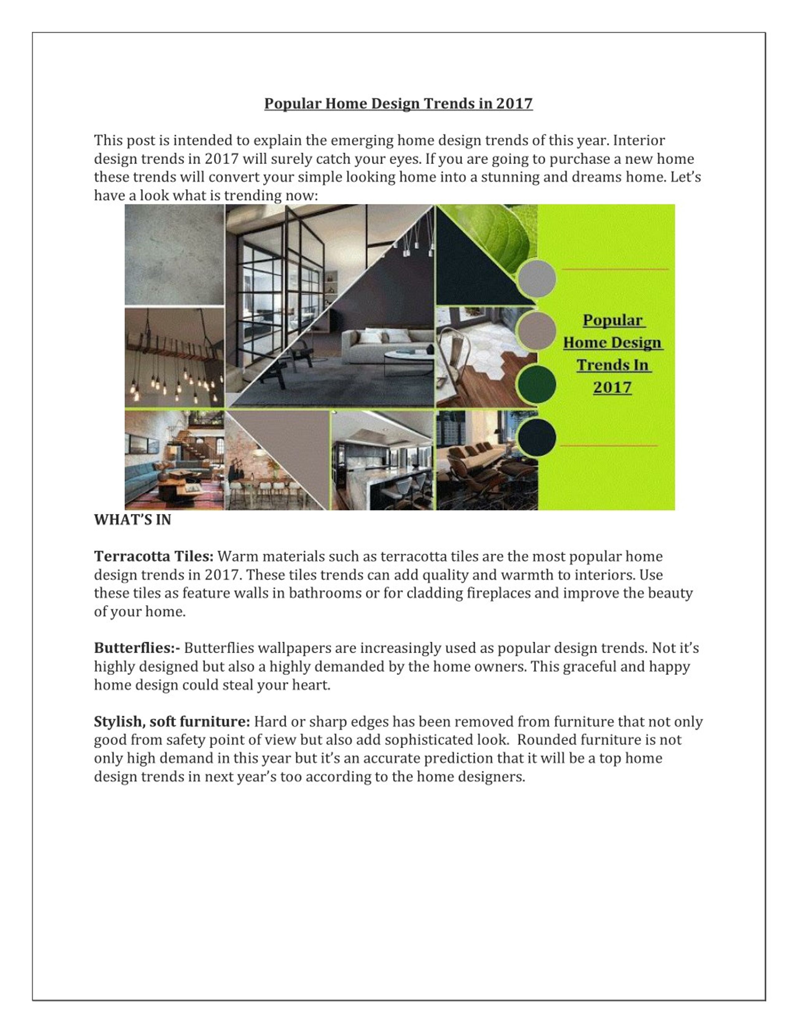 PPT - Popular Home Design Trends in 2017 PowerPoint Presentation, free ...