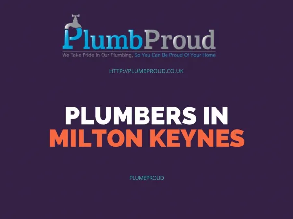 Local plumbers in milton keynes