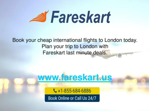 Cheap Flights to London | Book Cheap London Flights on fareskart.us