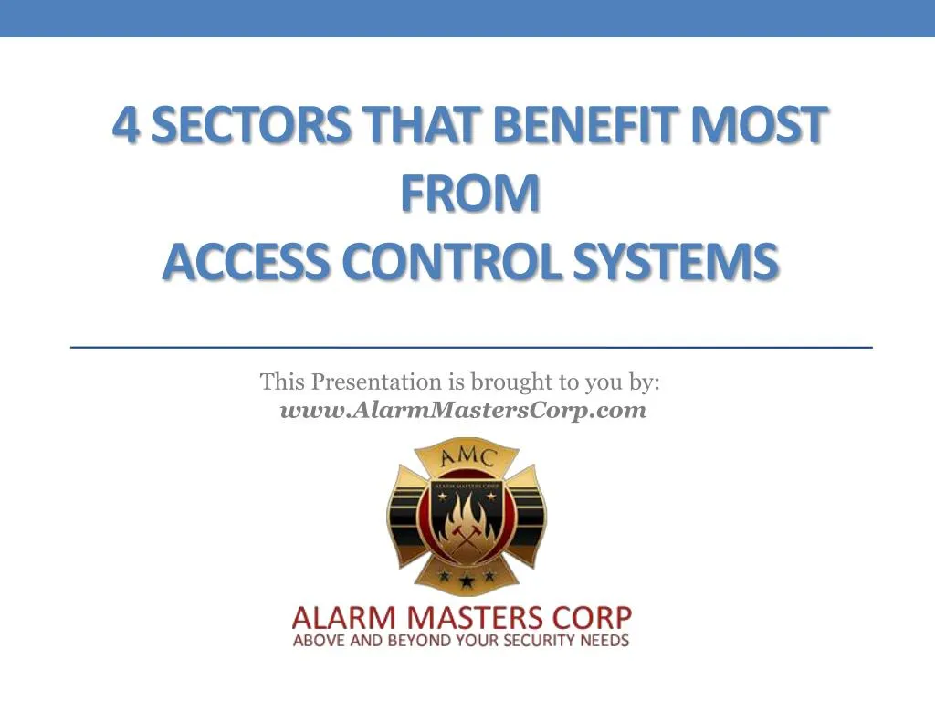 4 sectors that benefit most from access control systems