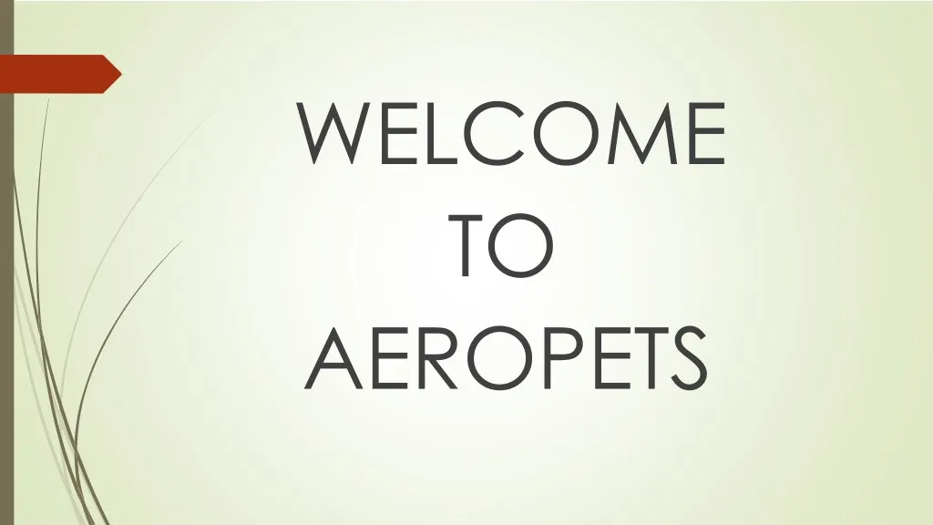 welcome to aeropets