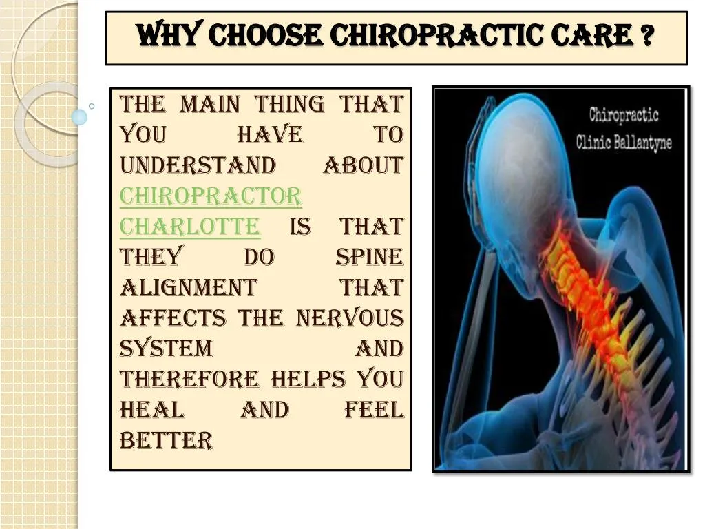 why choose chiropractic care