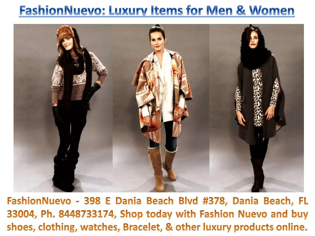 fashionnuevo luxury items for men women