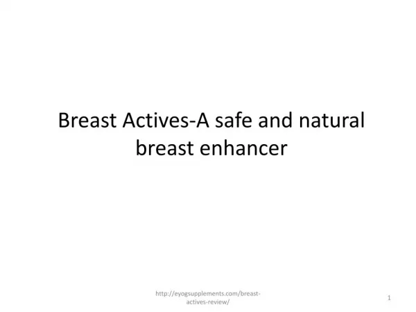 Read about Breast Actives Review before buying
