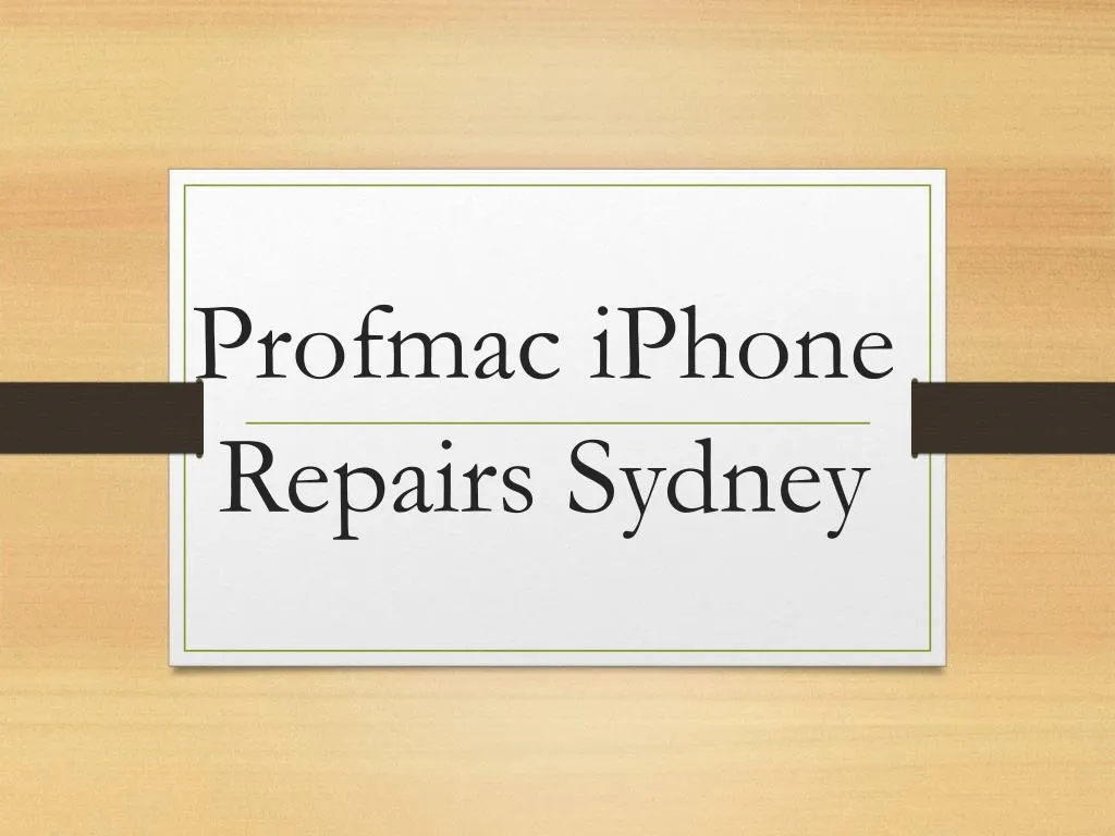 profmac iphone repairs sydney