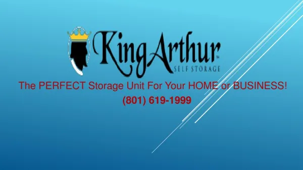 King Arthur Self Storage in Draper, Utah