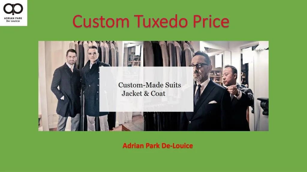 custom tuxedo price
