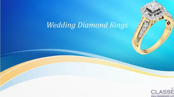 Buy Wedding diamond rings Online only at Classejewels