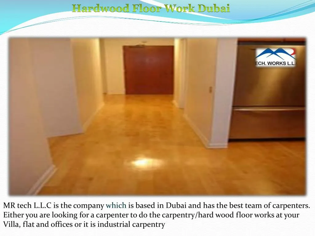 hardwood floor work dubai
