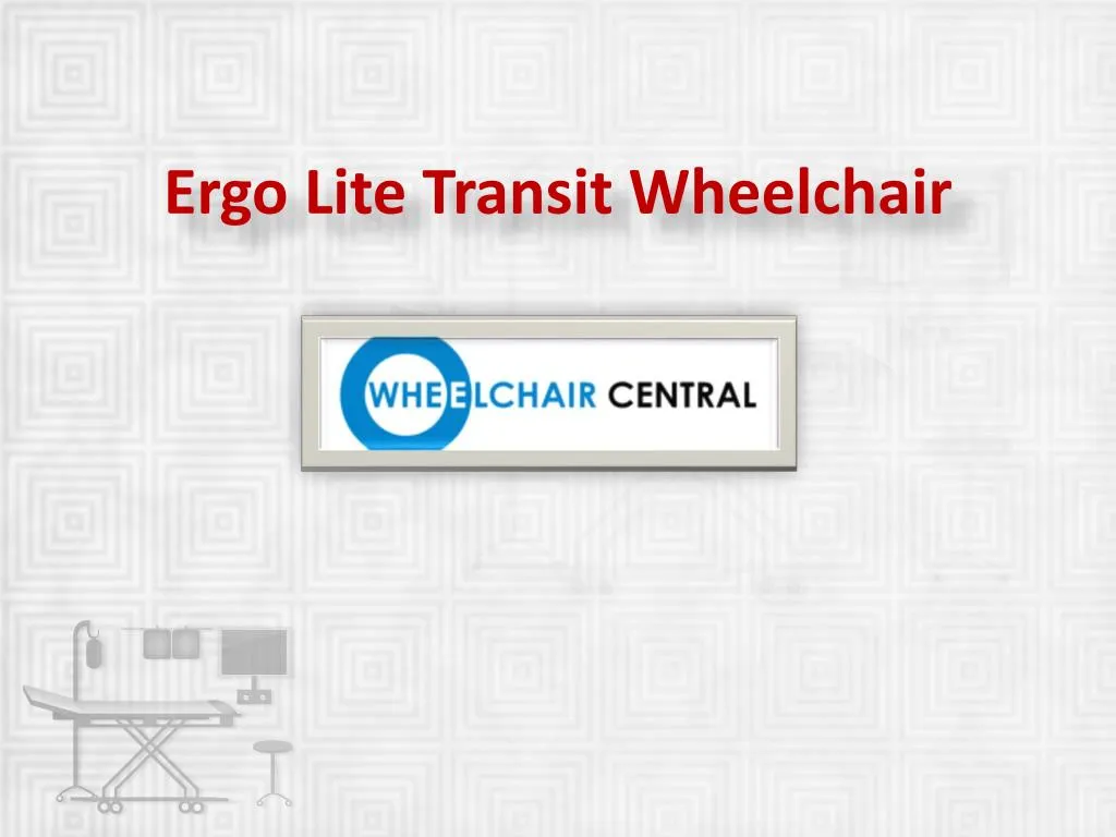 ergo lite transit wheelchair