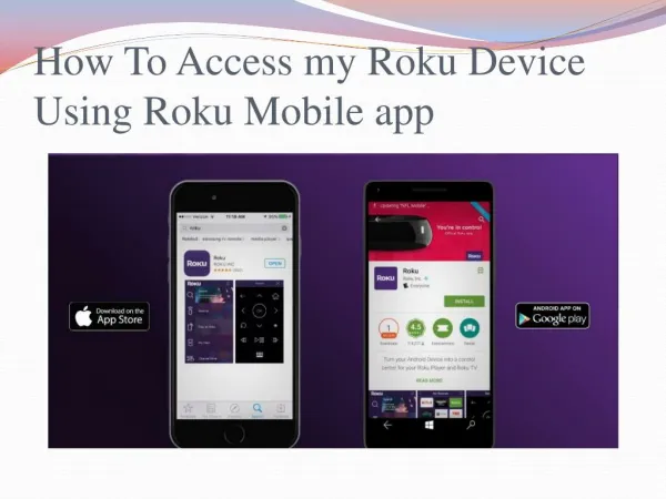 How To Access my Roku Device Using Roku Mobile app