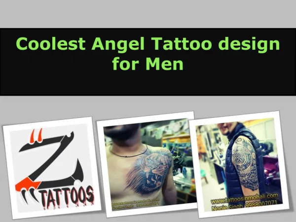 Coolest Angel Tattoo design for Men