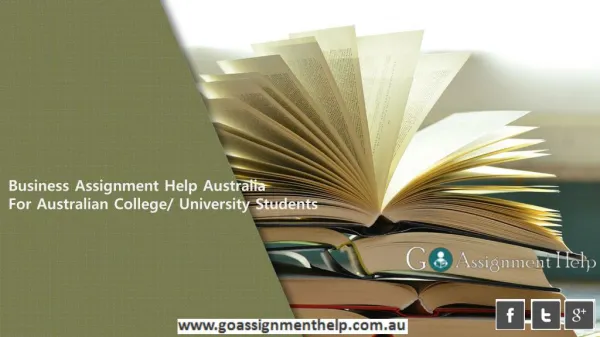 Best Business Assignment Help from the Assignment Masters